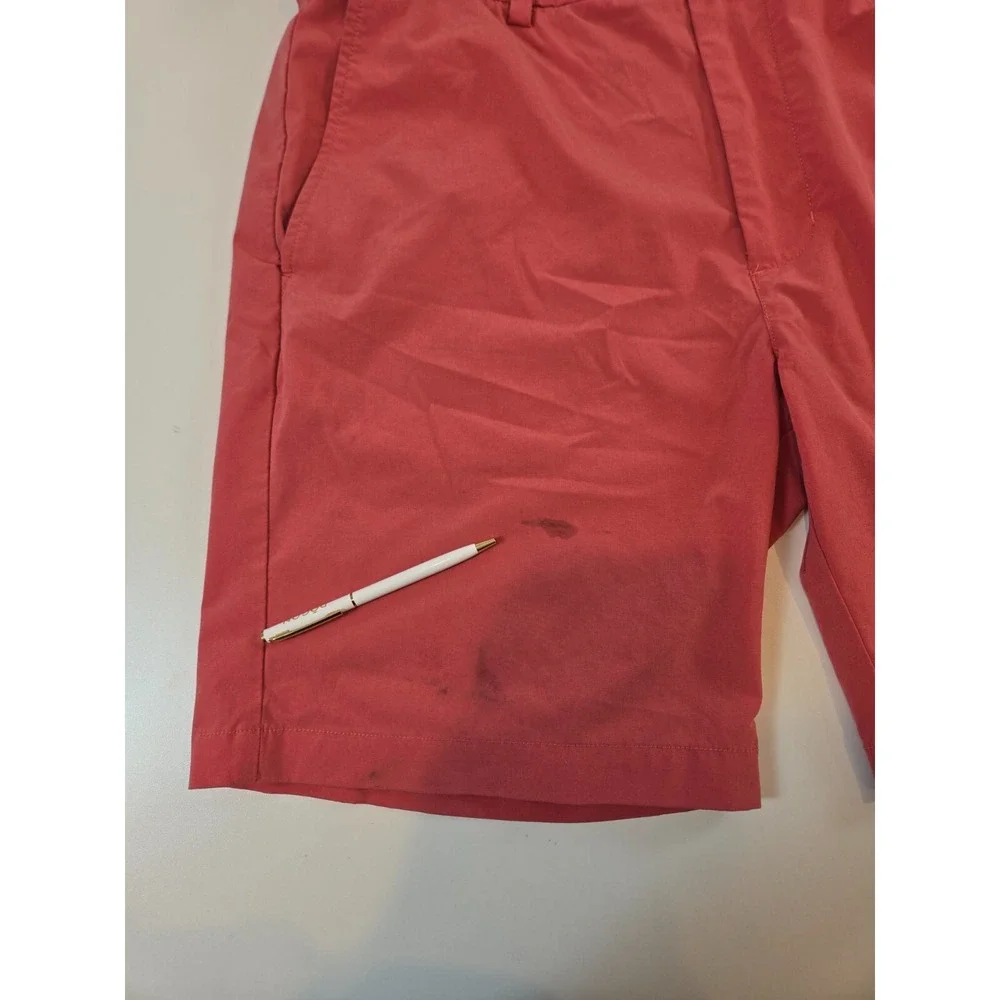 Vineyard Vines Shorts Men's 34 Red Performance Breaker Golf Preppy FLAW